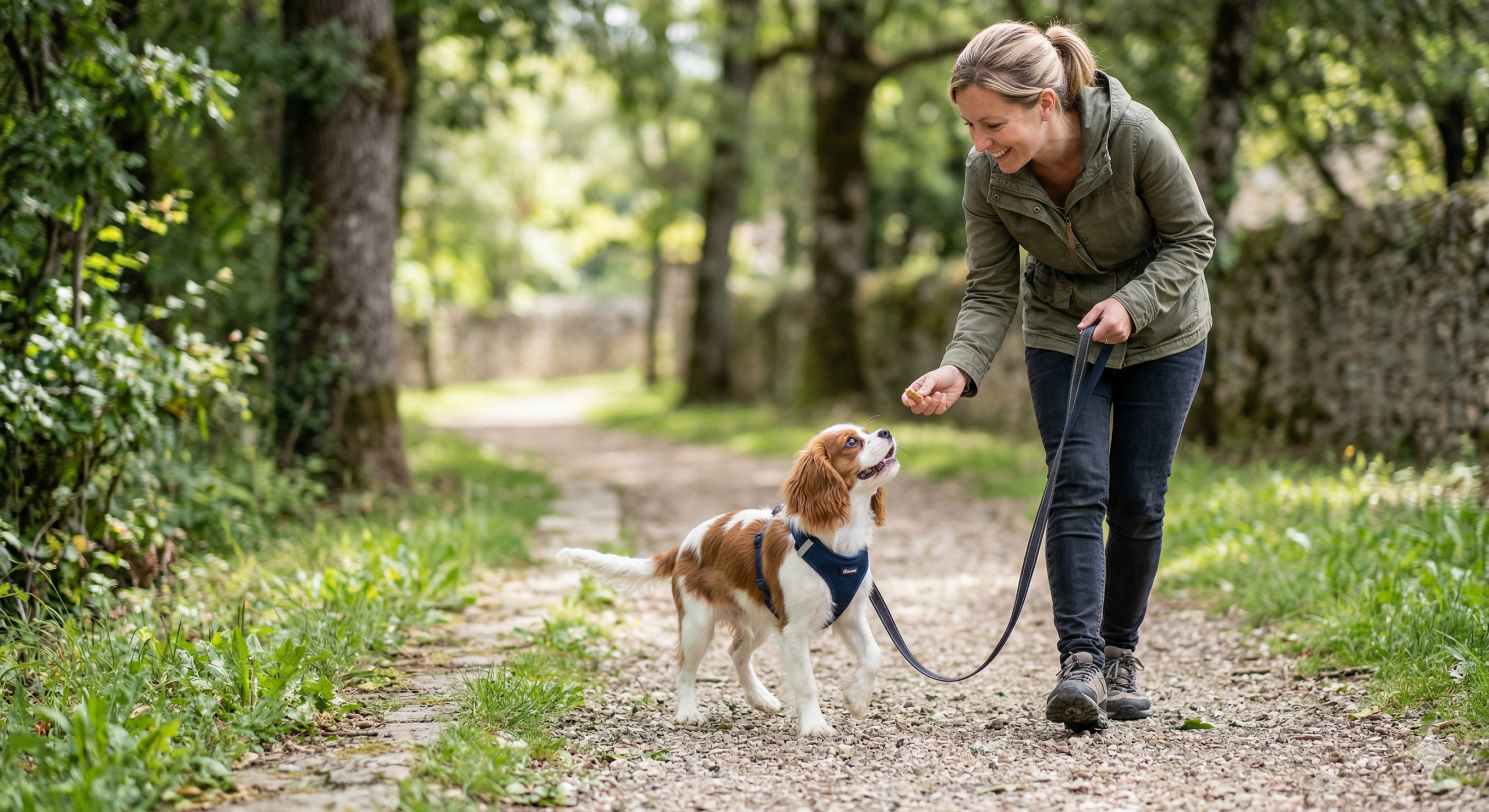 You are currently viewing Réussir la marche en laisse avec votre Cavalier King Charles : Le guide de votre éleveur